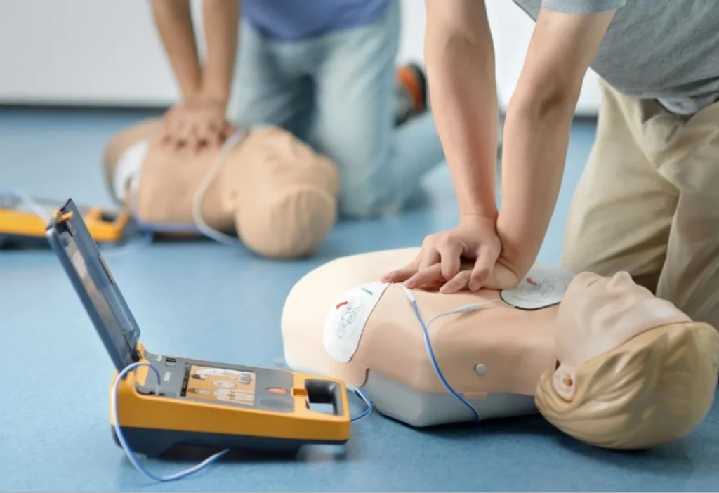 Hands-on CPR training